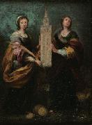 Bartolome Esteban Murillo St. Justa and St. Rufina oil on canvas